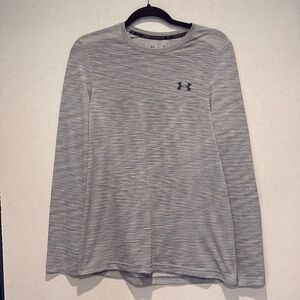Under Armour - men’s long sleeve t-shirt. Fitted.  size small.  Grey